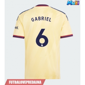 Lacne Muži Futbalové dres Arsenal Gabriel Magalhaes #6 2026-27 Krátky Rukáv - Tretina